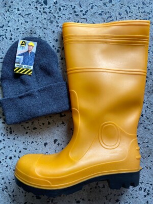 Rubber Boots Gumboots WATERPROOF wellingtons fishing wet RAIN