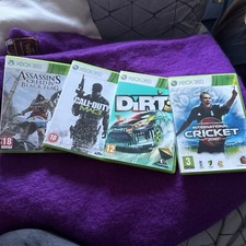 Xbox 360 Games Bundle - COD:MW3, Assassins Cred Black Flag, Dirt 3, Int Cricket