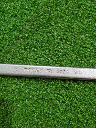 Llave de doble extremo abierto Thorsen de colección # 3024 7/8"" y 3/4"" HECHA EN EE. UU. - Imagen 2 de 6
