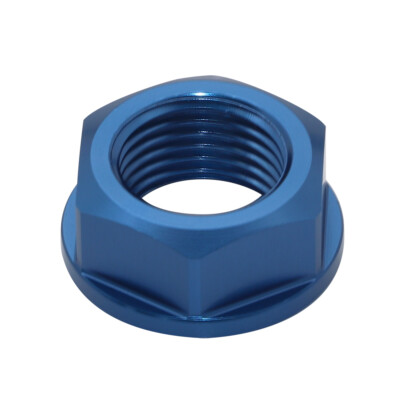  M16 CNC Motorcycle Blue Front Wheel Axle Nut Screw Bolt For Honda CRF 250X 450