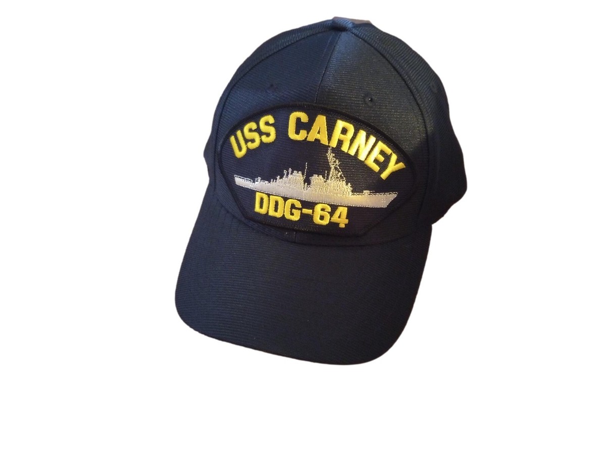 USS CARNEY DDG - 64 U.S NAVY SHIP HAT U.S MILITARY OFFICIAL BALL CAP U.S.A MADE - Foto 10
