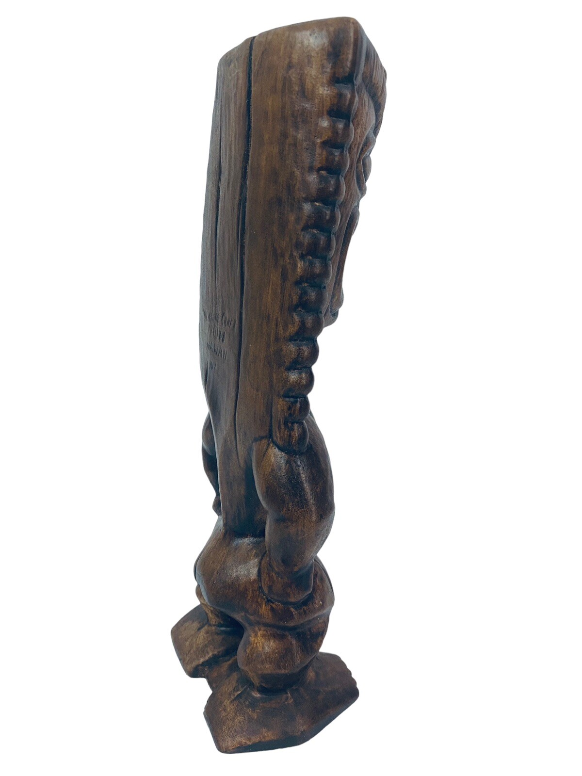 Vintage 1968 Treasure Craft Hawaii Hawaiian Ceramic Tiki God Sculpture 9.5"