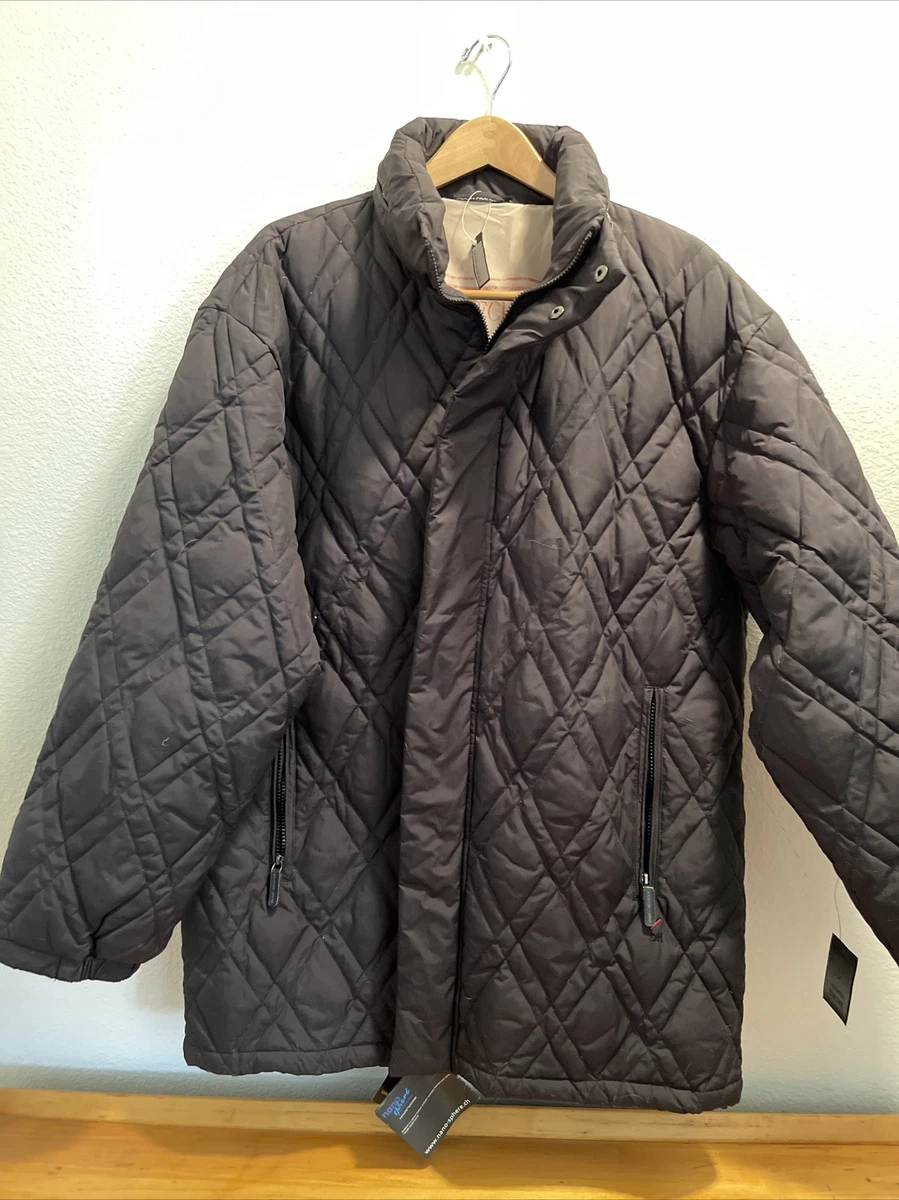 DANIEL HECHTER Paris Black Genuine Goose Down Puffer Jacket Mens 52R XXL  NWT | eBay