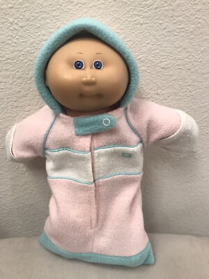 RARE Adorable 85'' Vintage Cabbage Patch 14'' PREEMIE Pink, Green Sleeper COLECO,
