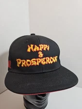Dragon Link Slots Hat OSFM Snapback Black Aristocrat Gaming Happy Prospersous