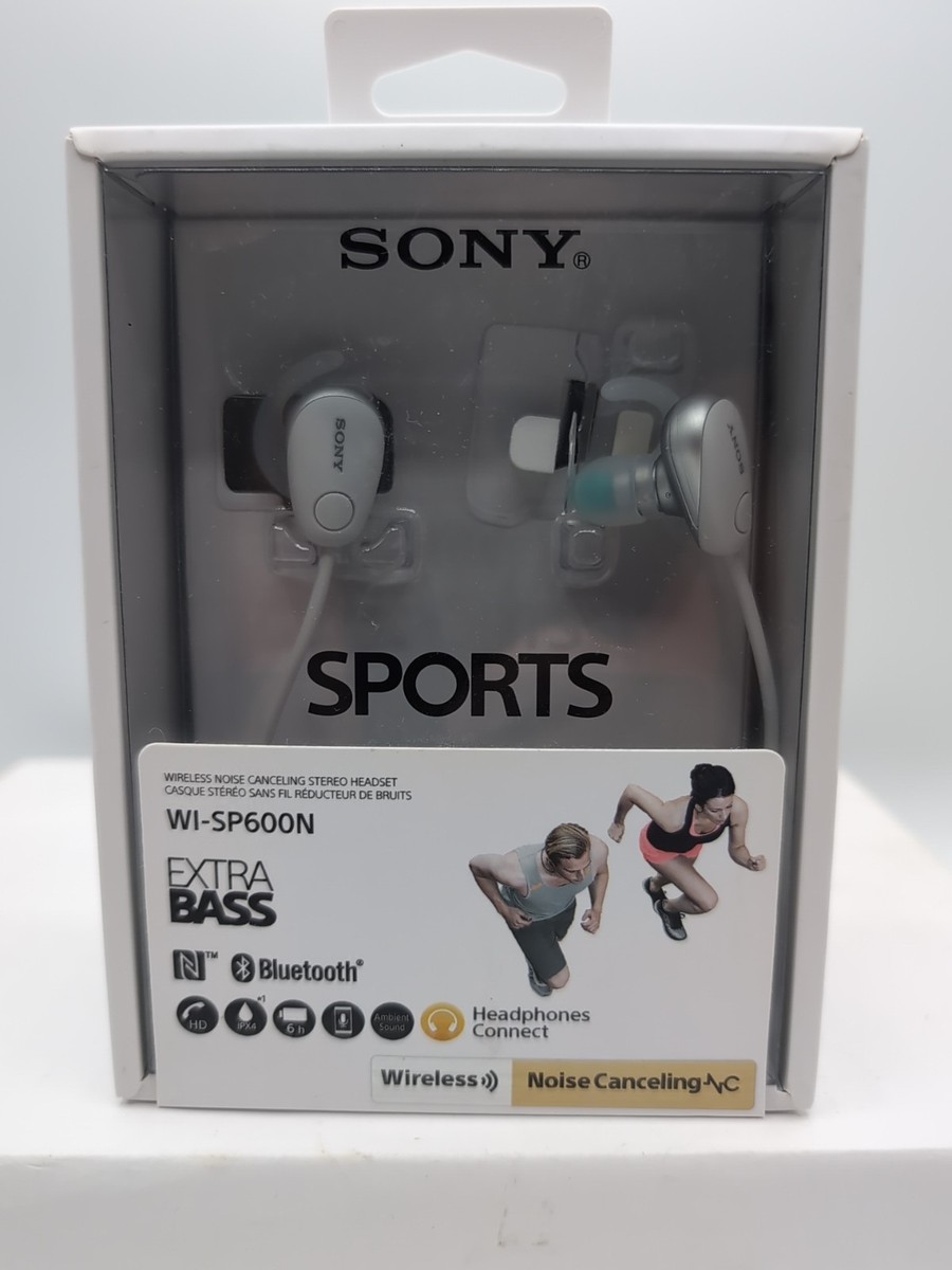 Sony Sports WI-SP600N Wireless Bluetooth Noise Cancelling Headphones