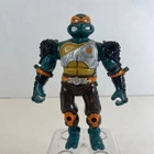 Vintage 1995 TMNT Metal Mutants Michelangelo Figure Playmates Ninja Turtles