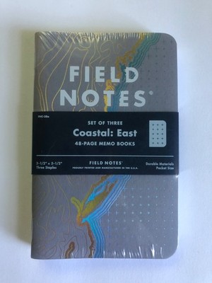 Field Notes Collectible Coastal East FNC-38a Set Of Three