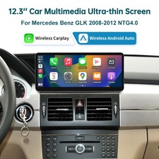 12.3" Wireless Autoradio Touch Screen f&uuml;r Benz GLK 2008-2012 NTG4.0 ultrad&uuml;nn