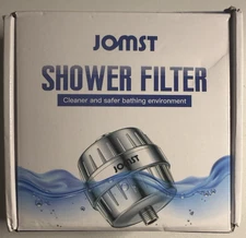 Jomst High Output Shower Filter w/ two Replaceable Multi Stage Cartridges