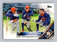 2016 Topps #170 New Order (Jose Altuve / Carlos Correa / Carlos Gomez) NM
