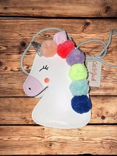 Cat Jack Girl s Purse Pom Pom White Unicorn Crossbody Bag NWT Christmas gift