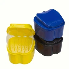 Plastic Denture Cleaning Box for Thorough Denture Care & Hygiene Maintenance USA