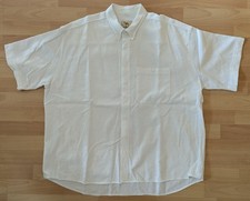 Camel Hemd Kurzarmhemd Strukturhemd Sommerhemd weiß XXL