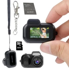 Keychain Camera, World's Smallest 1080P HD Mini Camera, Retro Portable Mini, ...