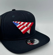 Roc Nation / Paper Planes New Era Navy USA Flag Snapback Hat Adjustable Style