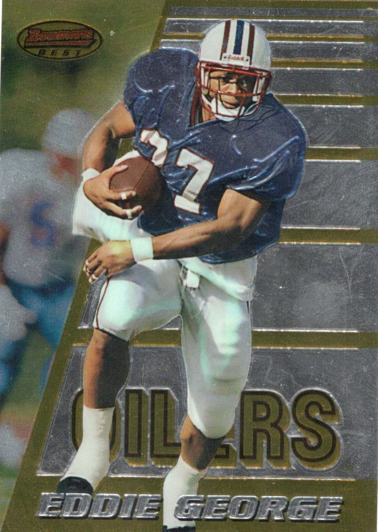 Eddie George #170 Football Cards 1996 Bowman's Best trading card — raw and PSA graded price guide