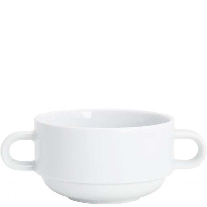24 Suppentassen Porzellan weiß 250ml Kahla Porzellan stapelbar Gastro Buffet