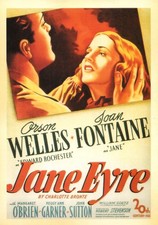 Jane Eyre 1943 Orson Welles Joan Fontaine Movie Postcard