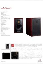 MartinLogan Motion 15 Bookshelf Loudspeaker - Gloss Black Cherrywood