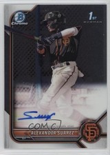 2022 Bowman Chrome Prospect Auto Alexander Suarez #CPA-ASR Auto 1d0h
