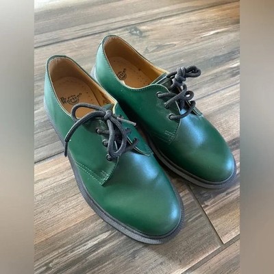 Dr. Martens Women s 1461 BEX Forest Green Oxfords Shoes Size 6