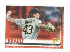 2019 Topps Mini On Demand RED 3/5 Steven Brault #435 Pittsburgh Pirates