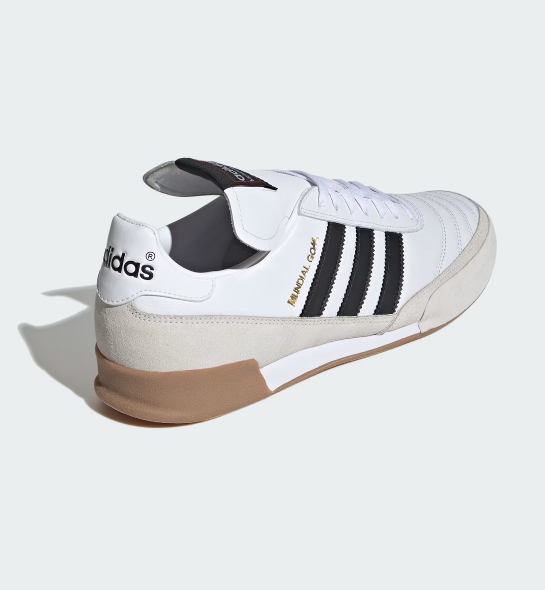 Adidas Mundial Goal Mens White Sneakers Athletic Soccer Shoes