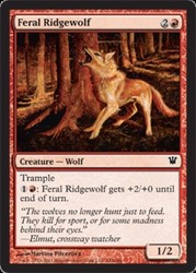 Feral Ridgewolf - Innistrad #142