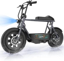 Peak 1200W Electric Scooter w/ Seat,16" Fat Tire Motorcycle Commuting E-Scooter