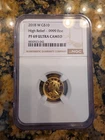 2018-W Gold $10 American Liberty High Relief NGC PF69 ULTRA CAMEO .9999 Fine
