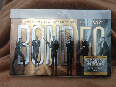 Bond 50 Blu-ray 23-Disc Set w/ Skyfall James Bond Collection NEW Sealed RARE