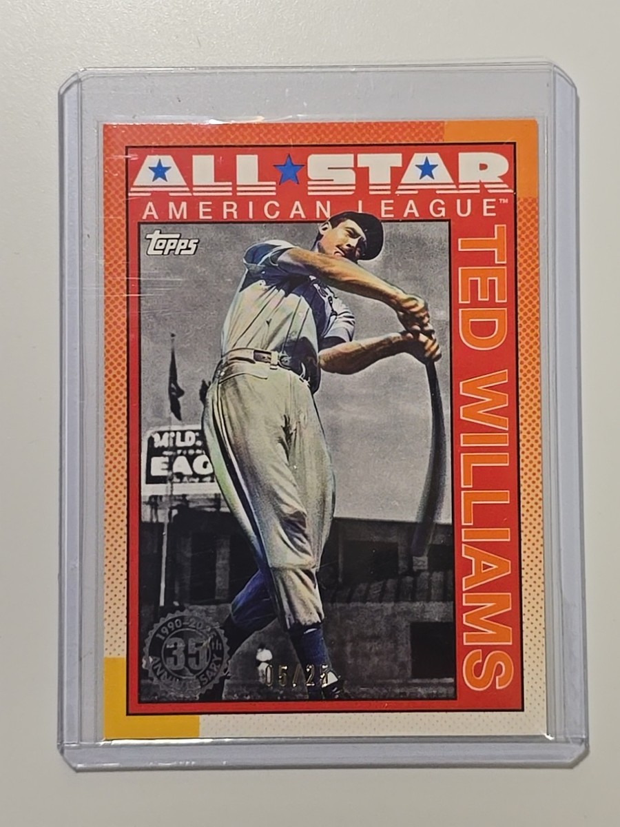 2025 TOPPS Series 2 All Stars 90AS-8 TED WILLIAMS Orange 5