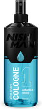 NISHMAN Aftershave Cologne 01 - Antarctica 400Ml ? Refreshing after Shaving Spra
