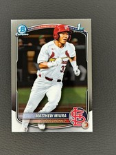 2025 MATTHEW MIURA TOPPS BOWMAN DRAFT 1ST #BDC-57 STL CARDINALS