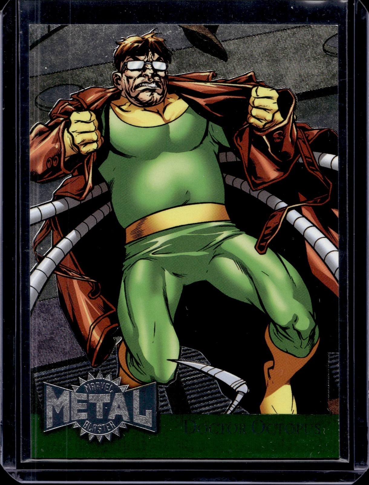 2015 Fleer Retro Marvel Doctor Octopus 1995 Flair Metal Blaster #12