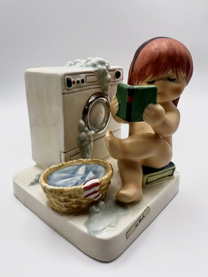 #ad Vintage 1975 Goebel Charlot Byj “At Work” Nude Redhead Washer Scene W Germany $59.95