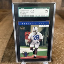 Marshall Faulk Cards, Rookie Cards, Autographed Memorabilia 32