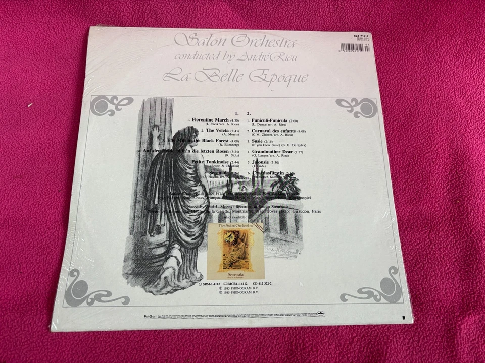 NEW sealed CLASSICAL  MUSIC record SALON ORCHESTRA belle epoque ANDRE RIEU - Image 2 of 2