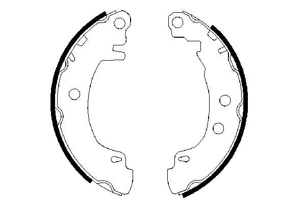 Qualité de freinage supérieure Bosch 0986487550 pour moyeu Renault 180mm