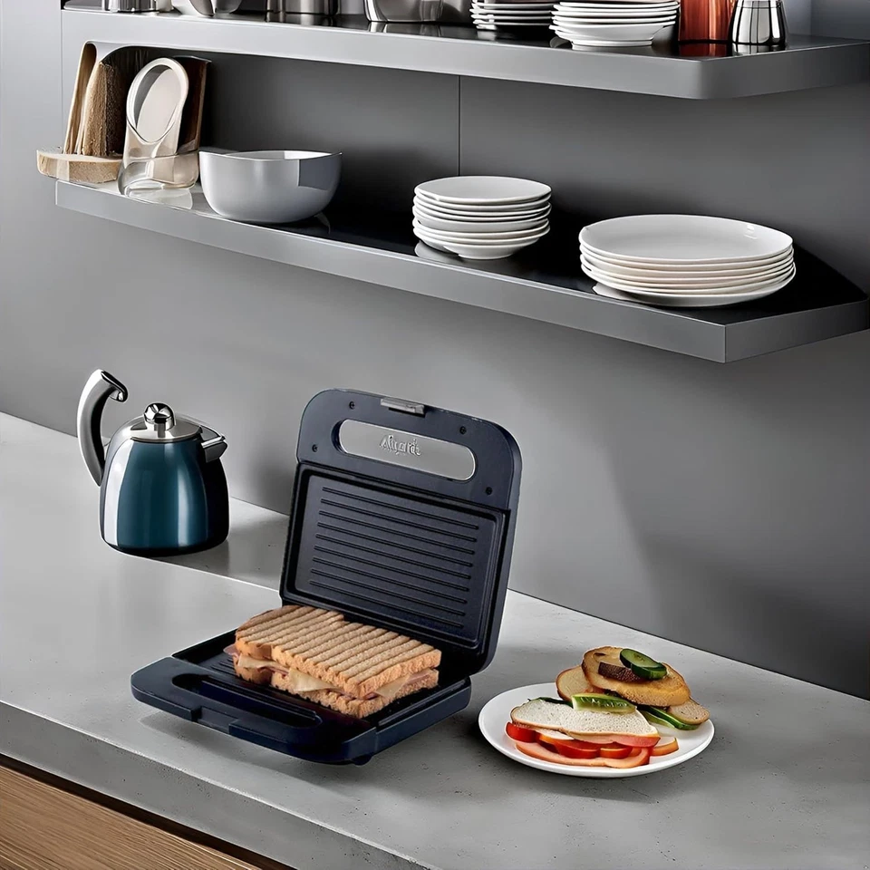 Ariete Breakfast Piastra Elettrica 750W Tostiera Sandwich Antiaderente 1971/00 - Immagine 4 di 4