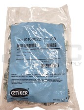 BAG OF 100 NEW SEALED OETIKER 10100022 ZINC-PLATED STEEL 2-EAR CRIMP HOSE CLAMP