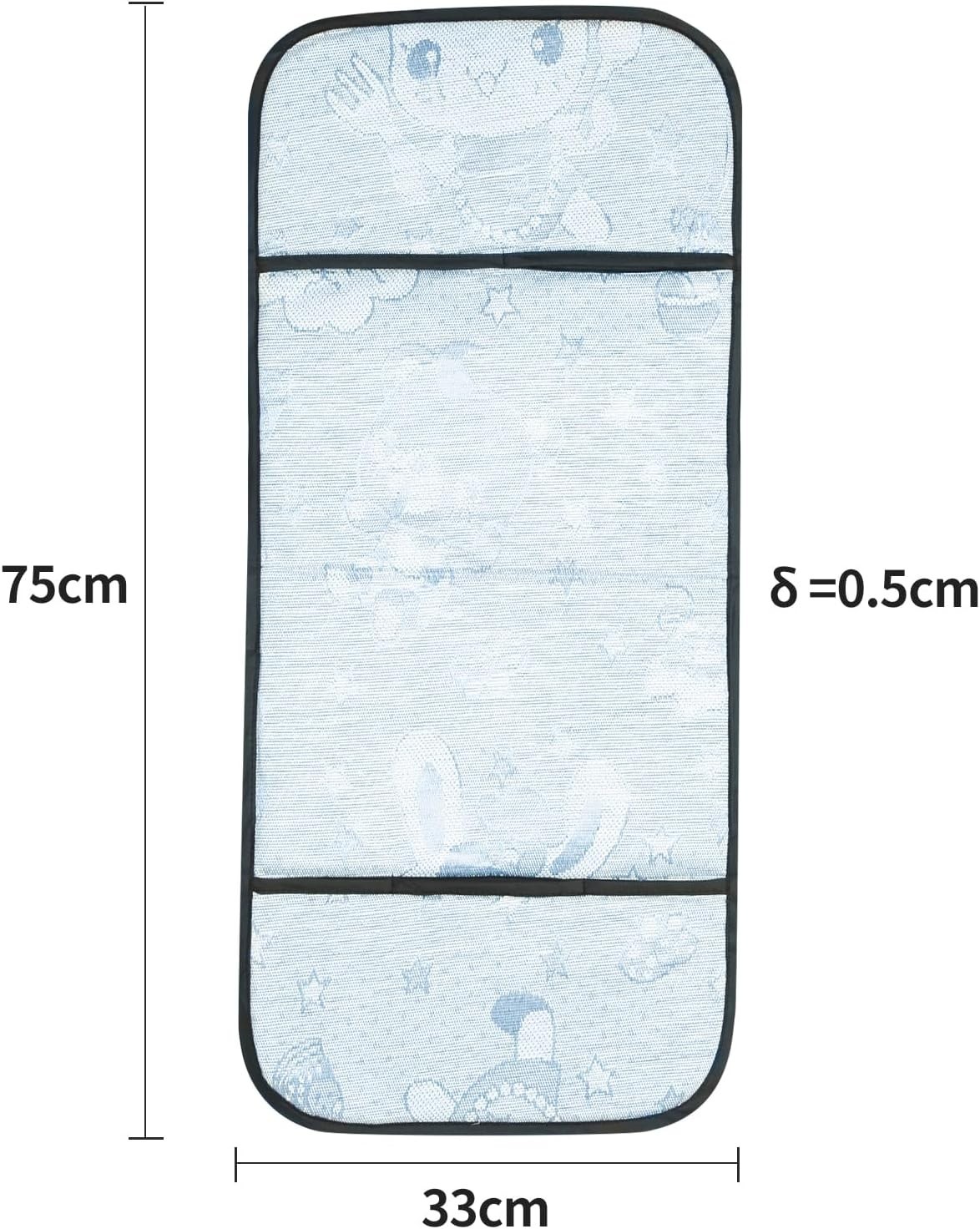 Poussette canne modulaire A-Gris avec dossier réglable et grand panier - 4
