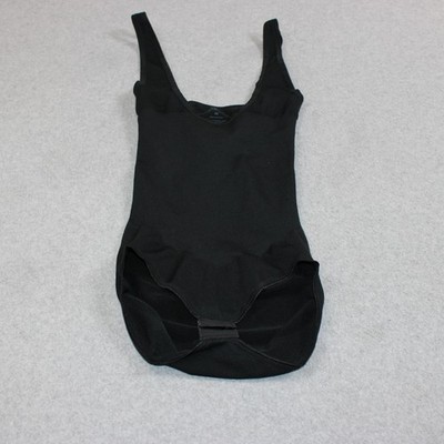 Assets Bodysuit Shapewear Women Medium Black Slimming Stretch Tummy Control