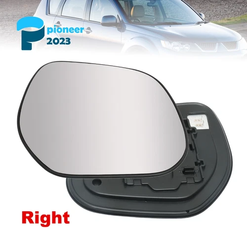 RH Passenger Side Mirror Glass Heated For 11-15 Outlander Sport 07-09 Outlander