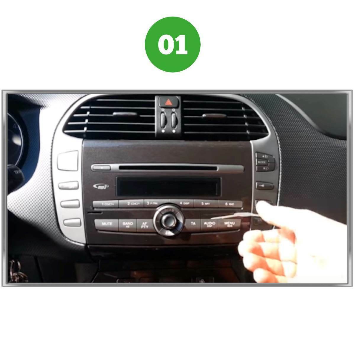 KIT ESTRAZIONE TRE CHIAVETTE AUTORADIO STEREO AUTO FIAT BRAVO AUDI VOLSKWAGEN foto 3