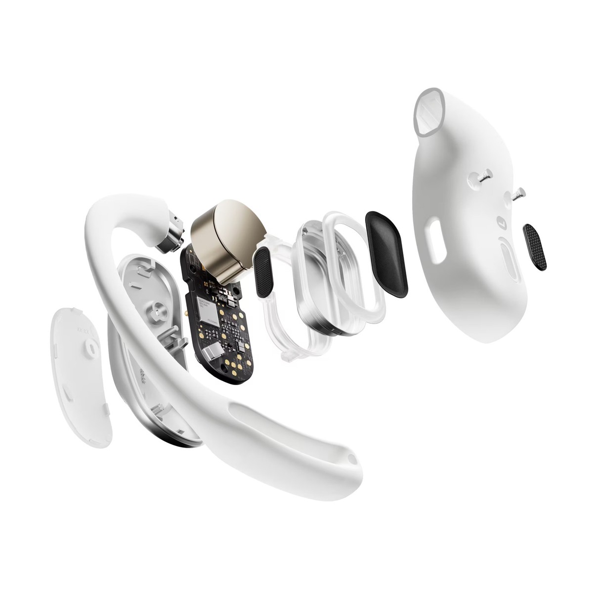 SHOKZ OPENFIT ワイヤレスイヤホン ホワイト Shokz OpenFit Air ワイヤレスイヤホン Bluetooth ブラック