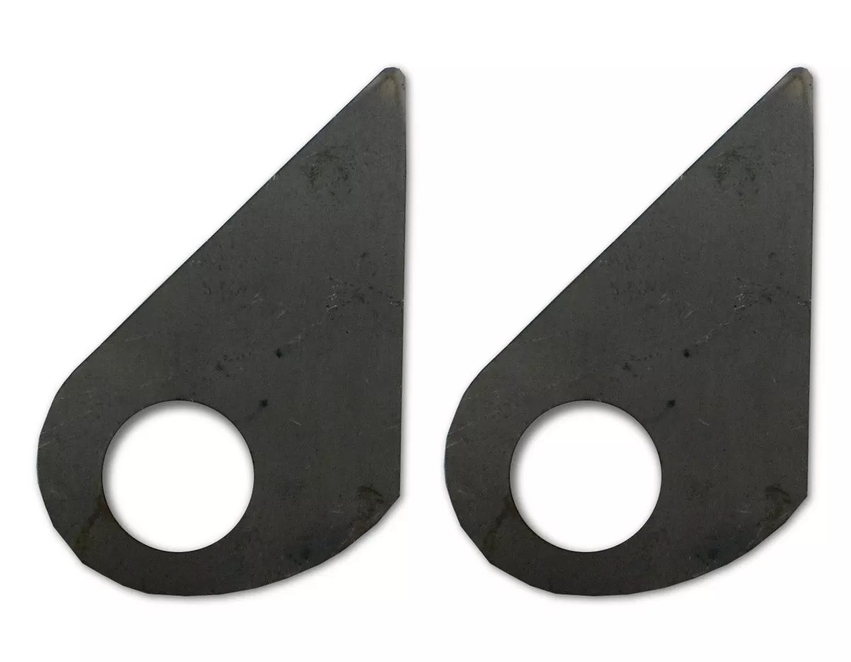 2 Weld On Steel Ramp Gate Holder Hinge Heavy Duty Equipment Trailer Tear drop