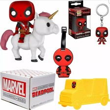 deadpool riding unicorn pop