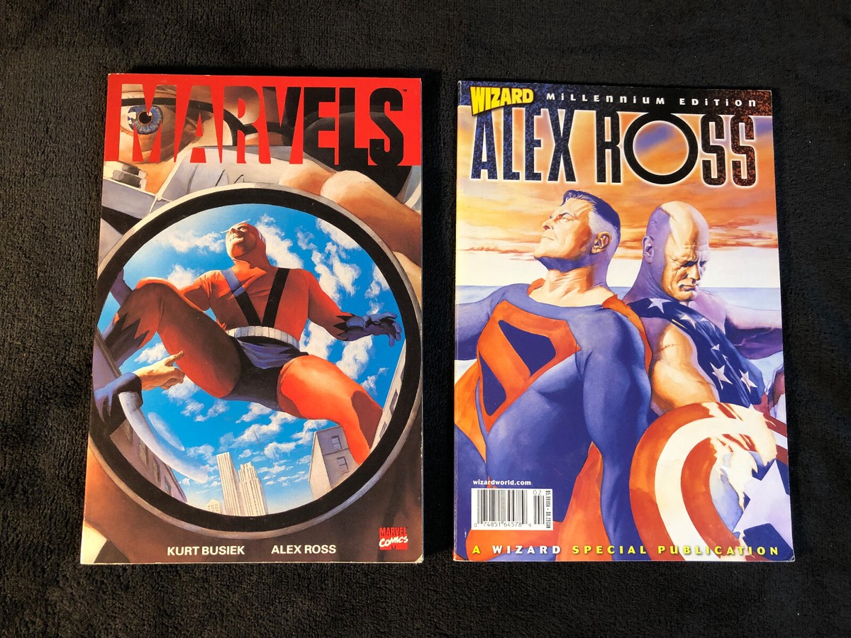 Marvels TPB + Wizard Millennium Edition Alex Ross - Reader Copies